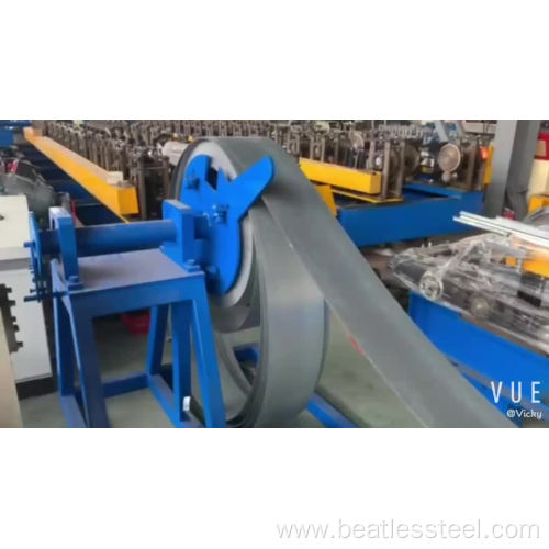 Galvanized door frame roll forming machine